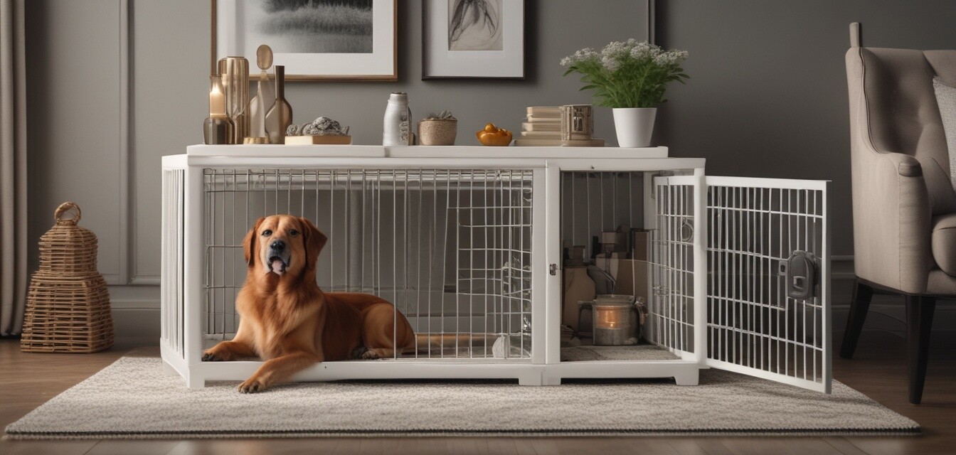 Stylish Dog Crates That Blend with Your Home Decor